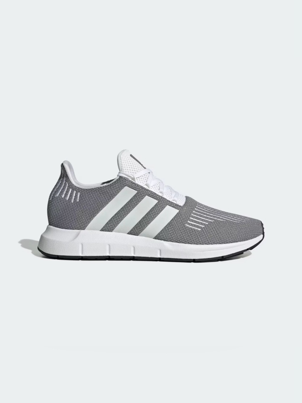 NIB Men adidas Swift Run 1.0 Shoes JQ4127 Grey Three / Cloud White / Core Black